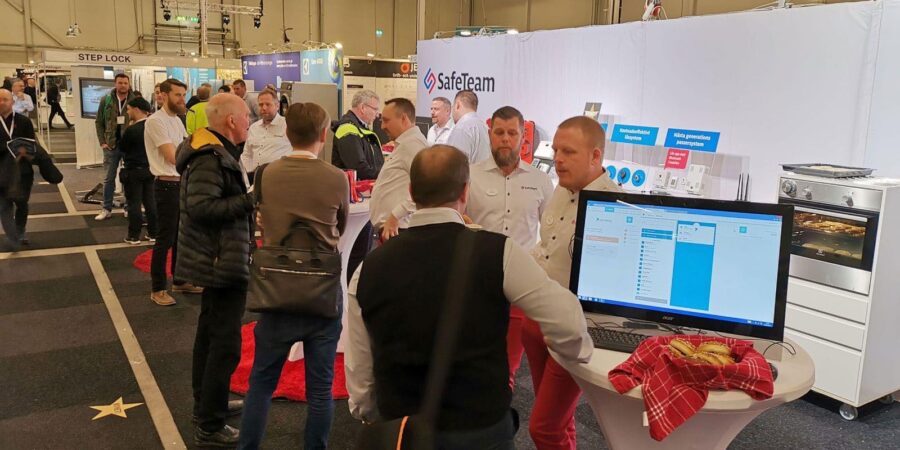 SafeTeams monter på Fastighetsmässan i Stockholm