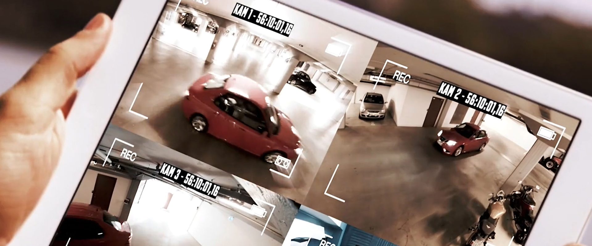 Kameraövervakningsbilder via dator, surfplatta eller mobil