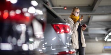 Kamerabevakning i P-hus med QR-kod | SafeTeam